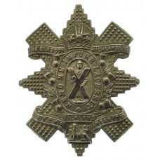 1st Bn. Glasgow Highlanders Highland Light Infantry Cap Badge - King's Crown
