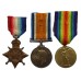 WW1 1914-15 Star Medal Trio - Pte. A. Reeve, 7th Bn. Norfolk Regiment - K.I.A. 30/11/17