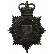 British Transport Police (B.T.P.) Blackened Chrome Helmet Plate -