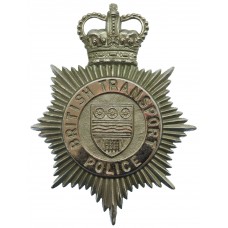 British Transport Police (B.T.P.) Chrome Helmet Plate - Queen's C