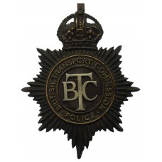 British Transport Commission (B.T.C.) Police Helmet Plate - King'