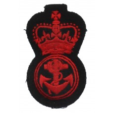Royal Navy Artificer Apprentice Cloth Cap Badge - Queen's Crown