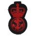 Royal Navy Artificer Apprentice Cloth Cap Badge - Queen's Crown