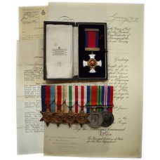 Superb WW2 Normandy VC Recommendation DSO (Immediate) Medal Group of Seven - Captain R.V. MacNamara, Monmouthshire Regiment (attd. 1st Dorset Regt)