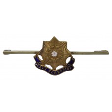 East Yorkshire Regiment Brass & Enamel Sweetheart Brooch/Tie 