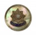 East Yorkshire Regiment Mother of Pearl & Silver Rim Sweetheart Brooch