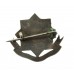 East Yorkshire Regiment Rose Gold Plated Sterling Silver Sweetheart Brooch