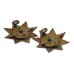 Pair of East Yorkshire Regiment Officer's Collar Badges