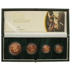Royal Mint 2006 UK Gold Proof Four Coin Sovereign Collection 