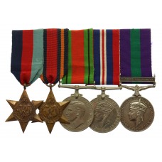 WW2 and General Service Medal (Clasp - Palestine 1945-48) Group o