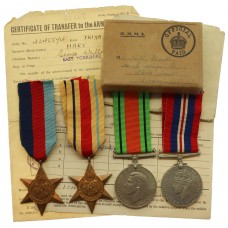 WW2 Prisoner of War Medal Group of Four - Pte. G.W. Hart (Campbell), East Yorkshire Regiment