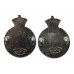 Pair of Monmouthshire Constabulary Enamelled Collar/Epaulette Badges