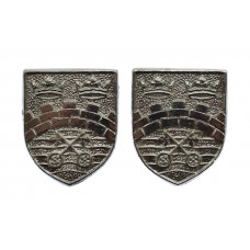 Pair of Mid-Anglia Constabulary Collar Badges