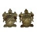 Pair of County Borough of Bolton Police White Metal Collar Badges
