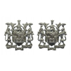 Pair of Wigan Borough Police Collar Badges