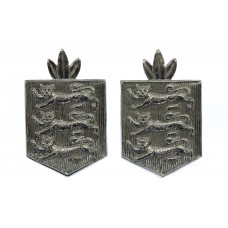 Pair of Guernsey Police Collar Badges