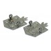 Pair of Guernsey Police Collar Badges