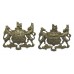 Pair of Salford City Police White Metal Collar Badges