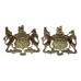 Pair of Salford City Police White Metal Collar Badges