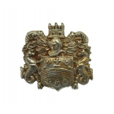 Cambridge Borough Police White Metal Collar Badge