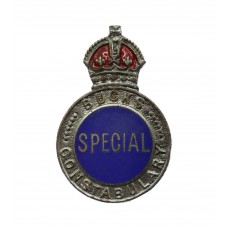 Buckinghamshire Special Constabulary Enamelled Lapel Badge - King