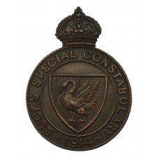 WW1 Buckinghamshire Special Constabulary 1914 Lapel Badge