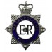 Metropolitan Police Enamelled Cap Badge - Queen's Crown