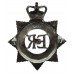Metropolitan Police Enamelled Cap Badge - Queen's Crown