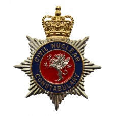 Civil Nuclear Constabulary Enamelled Cap Badge - Queen's Crown