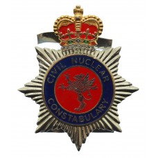 Civil Nuclear Constabulary Enamelled Warrant Card Badge - Queen's Crown
