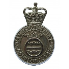 Cambridgeshire Constabulary Cap Badge - Queen's Crown