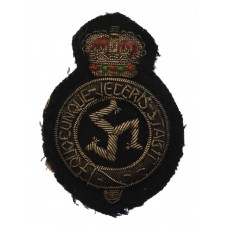 Isle of Man Constabulary Bullion Cap Badge - Queen's Crown