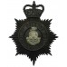 Barnsley Borough Police Night Helmet Plate - Queen's Crown