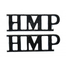 Pair of H.M.Prison Service (H.M.P.) Shoulder Titles