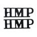 Pair of H.M.Prison Service (H.M.P.) Shoulder Titles
