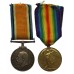 WW1 British War & Victory Medal Pair - Pte. S. Megahy, Machine Gun Corps
