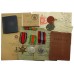 WW2 Medal Group of Three with Dog Tags and Original Documents - Pte. G. Verity, 1st Bn. East Yorkshire Regiment