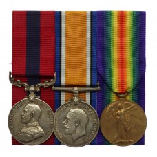 WW1 Distinguished Conduct Medal, British War Medal & Victory Medal Group of Three - Dvr. C.A. Blake, Royal Field Artillery