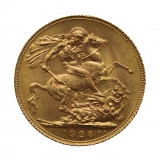 1925 George V 22ct Gold Full Sovereign Coin