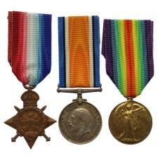 WW1 1914-15 Star Casualty Medal Trio - Sjt. W. Donaldson, 2nd Bn.