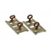 Pair of Northumberland Hussars (N.H.) Shoulder Titles