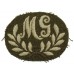 British Army Machine Gunner (M.G.) Cloth Proficiency Arm Badge