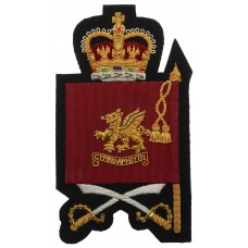 Welsh Guards Warrant Officer Class 2 W.O.II Bullion Sleeve Badge 
