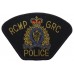 Royal Canadian Mounted Police (R.C.M.P.) Cloth Patch Badge