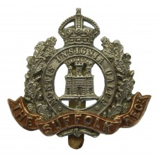 Suffolk Regiment Cap Badge - King's Crown