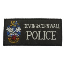 Devon & Cornwall Police Cloth Patch Badge