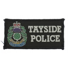 Tayside Police Cloth Patch Badge (Small Type)