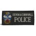Devon & Cornwall Police Cloth Patch Badge