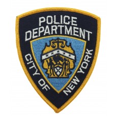 United States City of New York Police Department Cloth Patch Badge