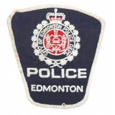 Canadian City of Edmonton Police Dept. Cloth Patch Badge